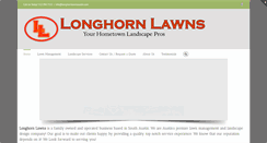 Desktop Screenshot of longhornlawnsaustin.com