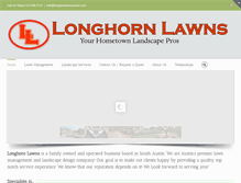 Tablet Screenshot of longhornlawnsaustin.com